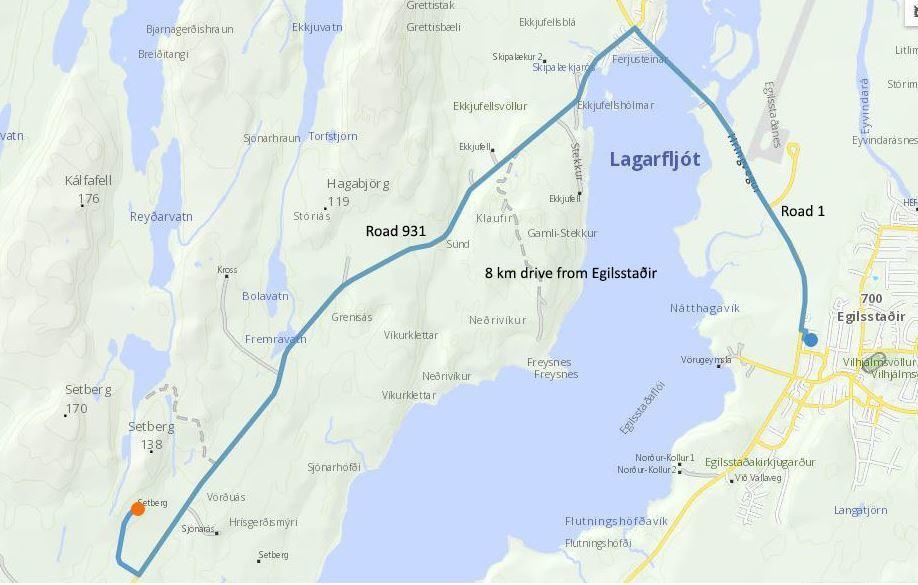 Setberg Lägenhet Egilsstaðir Exteriör bild